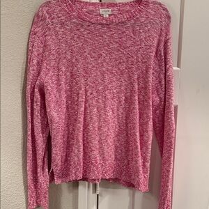 J. Crew Pink Marled Women's Sweatshirt